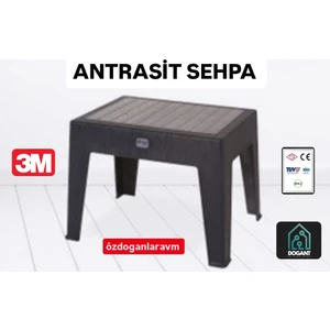 3m Balkon Bahçe Havuz 2 Adet ANTRASİT Sehpa
