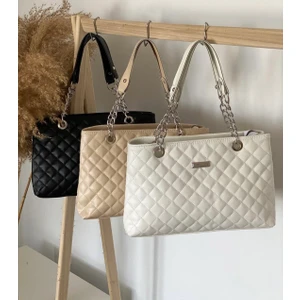 Bayan Krem Omuz El Çantası