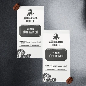 Addis Ababa Coffee Yemen Türk Kahvesi 2 x 250 gr ( Tarihi Türk Kahvesi )