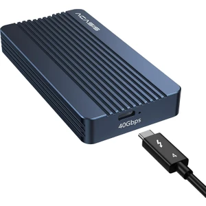 TBU405AIR Thunderbolt 4 40Gbps, Intel JHL7440 Chipset, Max. 8TB M.2 NVMe 2230/2280 Uyumlu, Tak Çalıştır, Alüminyum Alaşım, Type-C Disk Kutusu (Sadece Thunderbolt3/4 ve USB 4.0 Uyumludur)