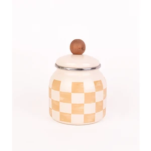 Beige Emaye Baharatlık/kavanoz