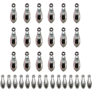 Balık Av Dünyası 50 Gram Armut Dip Kurşunu 10 Adet Nazar Için Kurşun Kolay Eriyen Kurşun