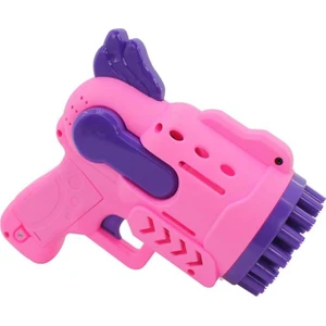 Pi̇lli̇ Işıklı Köpük Atan Pembe Tabanca