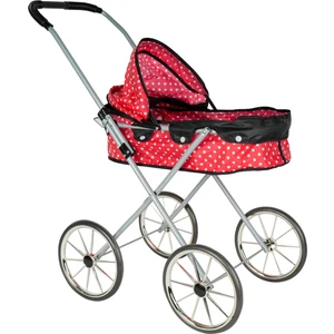 Gümüş Tekerlekli Beşikli Puset