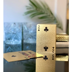 Altın Kaplama Iskambil Oyun Kartı