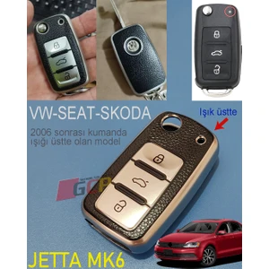 GCP German Car Parts Jetta Anahtar Kılıf Kap - Jetta Kumanda Koruyucu Kılıf