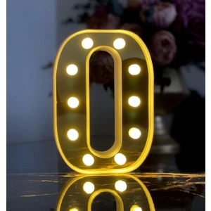 3D Işıklı LED Harf Dekoratif Aydınlatma Büyük Boy