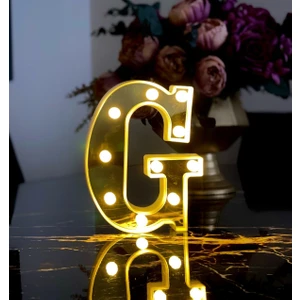 3D Işıklı LED Harf Dekoratif Aydınlatma Büyük Boy