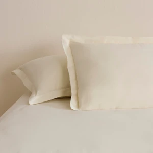 Karaca Home Basic Volanlı 2'li Yastık Kılıfı Ekru 50 x 70  cm