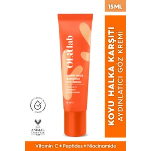 Torbalanma Koyu Halka Karşıtı Aydınlatıcı Vitamin C & Peptit Göz Kremi 15 ml