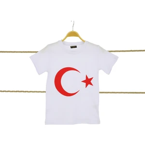 Türk Bayrak Baskılı T-Shirt