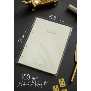 Victoria's Journals Ringo Defter Yedeği A5 96 Sayfa 100 Gram Ivory Noktalı