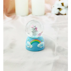 Mini Işıklı Unicorn Kar Küresi