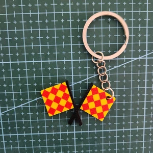 Damalı Hakem Bayrağı Anahtarlık, Hakem Anahtarlık