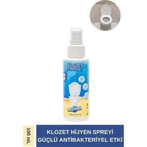 Klozet Kapağı Dezenfektan Sprey Zararsız Formül %99.99 Sterilizasyon Çanta Boyu 100 ml