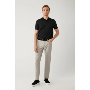 Erkek Taş Klasik Bel Armürlü Karışımlı 5 Cep Perge Slim Fit Pantolon A41Y3071