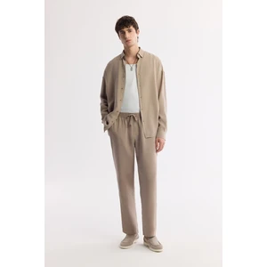 Avva Erkek Bej Beli Lastikli Bağcıklı Soft Touch Relaxed Fit Pantolon A51Y3031