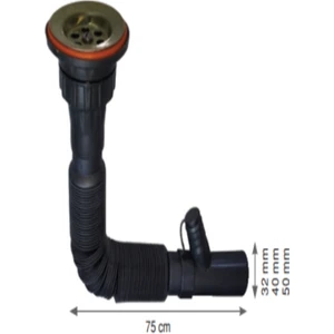 Rekorlu Eko Lüx Körüklü Lavabo Sifonu