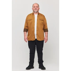 Erkek Slim Fit Dar Kalıp Likralı Kot Gömlek