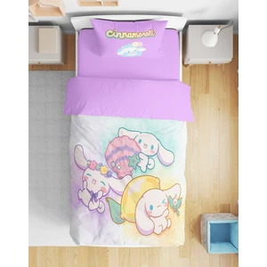 Erays Home Cinnamoroll 3D Dijital Baskılı Tek Kişilik Kız Çocuk Nevresim Takımı Genç Nevresim Takımı