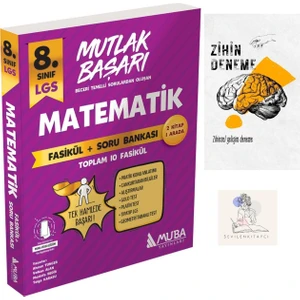 Muba Yayınları 8.Sınıf Matematik Fasikül+Sb - Zihin Deneme - Svk - 148