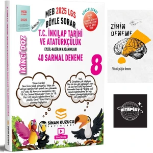 Sinan Kuzucu Yayınları LGS İnkılap Ikinci Doz Deneme-Zihin Deneme-Kitapist-585