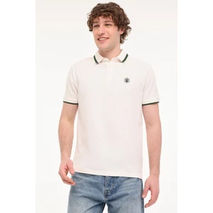 Mb Bts203 Polo Tsh 5fx Beyaz Erkek Kısa Kol T-Shirt