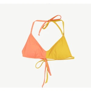 Renk Bloklu Bikini Üst
