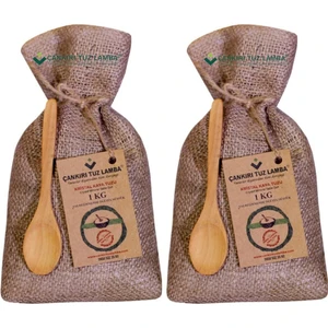 Çankırı Tuz Lamba 2 Adet 1 kg Öğütülmüş Çankırı Kristal Kaya Tuzu