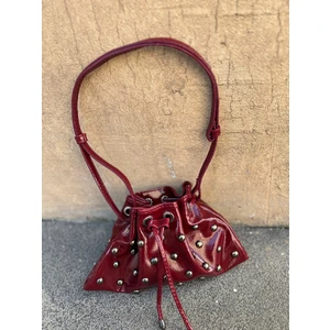 Zeys Zımba Detaylı Bordo Çanta