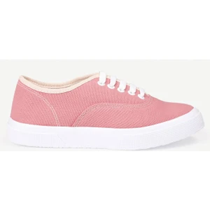 Düz Renk Kumaş Sneaker