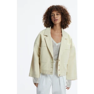 Kırlangıç Yaka Denim Ceket