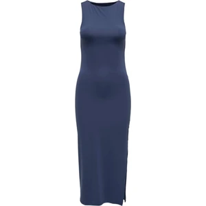 Onlea S/l Long Slıt Dress Jrs Lacivert
