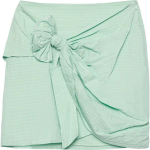 Bağlama Detaylı Mini Etek