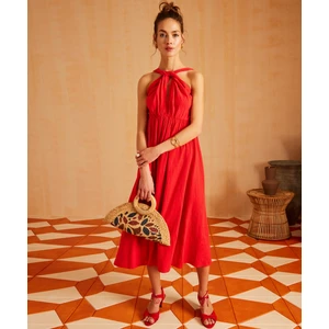 Boyundan Bağlamalı Elbise