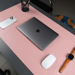 Jersey Hakiki Deri Masa Matı & Pedi - Büyük Oyuncu Mouse Pad & Oyuncu Laptop Masa Matı