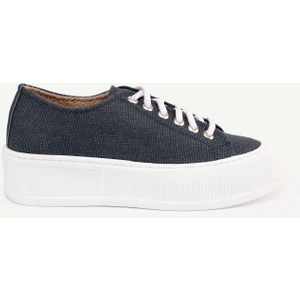 Deri Astarlı Kanvas Sneakers