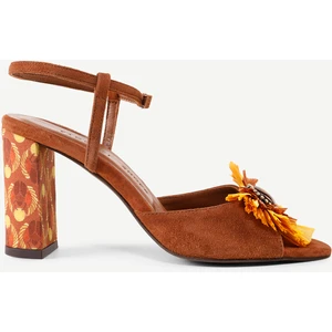 Rafya Aksesuar Detaylı Topuklu Sandalet