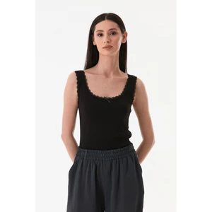 Basic Dantelli Askılı Body