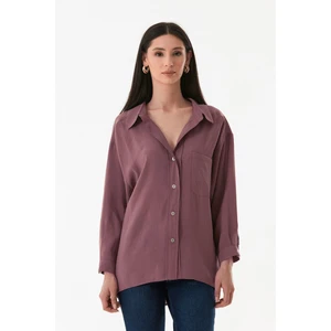 Basic Arkası Uzun Salaş Gömlek