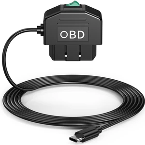 Dash Cam Obd Sabit Kablolama Kiti, Dash Kamera USB Type C Sabit Kablolama Kiti, Dashcam Için Obd Güç Kablosu 12-24V Ila 5V/3A (Yurt Dışından)