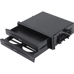 Evrensel Araba Dash Trim Çift Din Radyo Cep Kiti Içecek Bardak Tutucu Saklama Kutusu (Yurt Dışından)