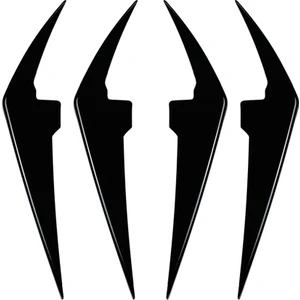 Araba Parlak Siyah Ön Tampon Yan Kanallar Splitter Spoiler Sis Lambası Hava Firar Trim Için Bmw G20 G21 Lcı M Spor 2023+ (Yurt Dışından)