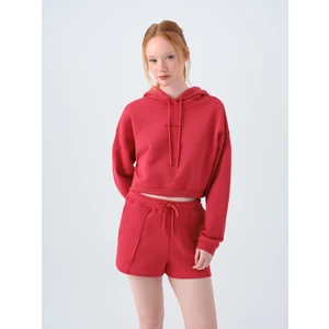 Loose Crop Kadın Sweatshirt