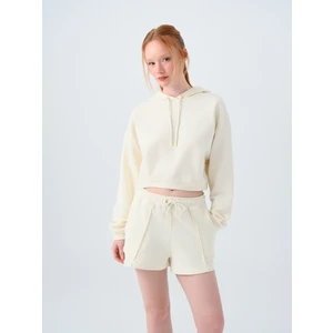 Loose Crop Kadın Sweatshirt