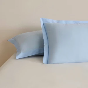 Karaca Home Basic Volanlı 2'li Yastık Kılıfı Mavi 50 x 70  cm