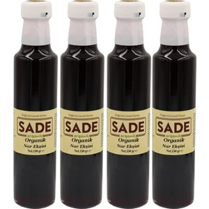 Sade Organik Sade Nar Ekşisi 330 gr 4 Lü Paket