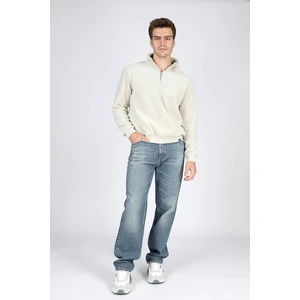 Lee Cooper Kenyon Erkek Dik Yaka Sweatshirt Taş