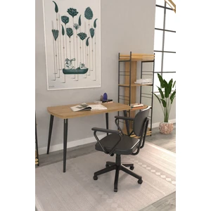 Deniz Kollu Tekerlekli Ofis Sandalyesi Deri Malzeme ile Konforlu Kullanım