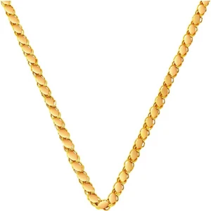 Harem Altın 22 Ayar 55 cm Pullu Halep Zincir ZNC35